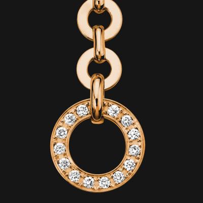 Aretes colgantes colgantes de 14k