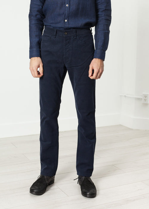 Pantaloni Alex Twill Bleumarin