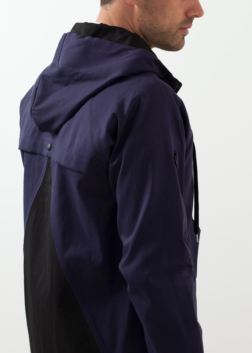 Parka contrastantă