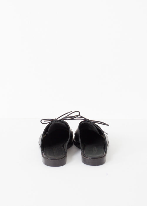Pantofi Oxford fără călcâi, negri