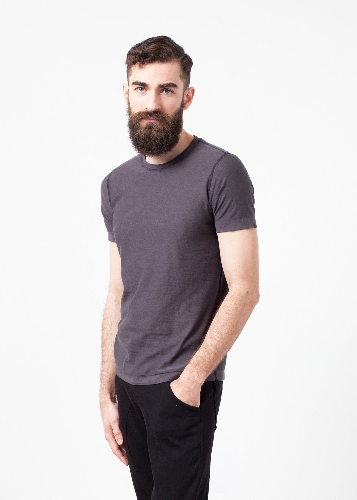 Camiseta yanqui con cuello redondo