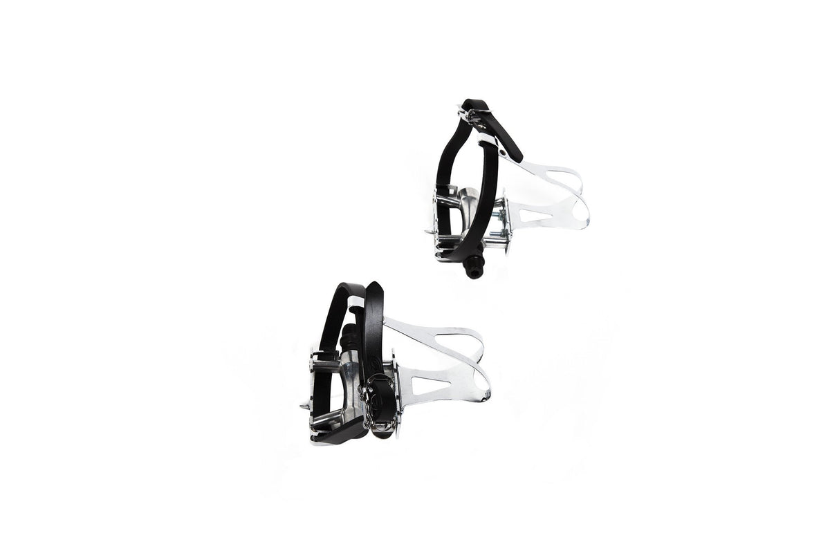 Pedale Premium cu Curele din Piele