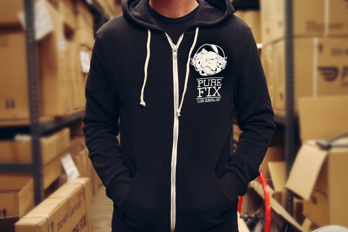 Sudadera con capucha y cremallera Pure Fix años 40