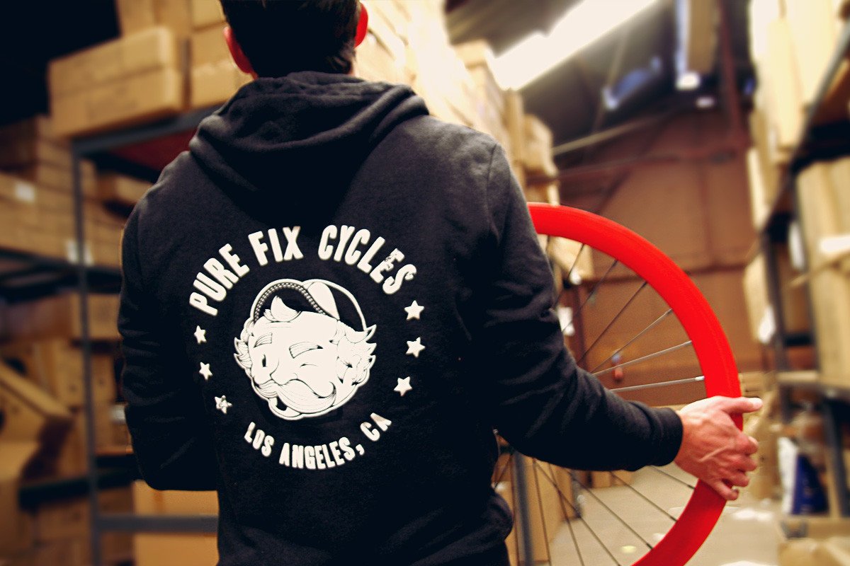 Sudadera con capucha y cremallera Pure Fix años 40