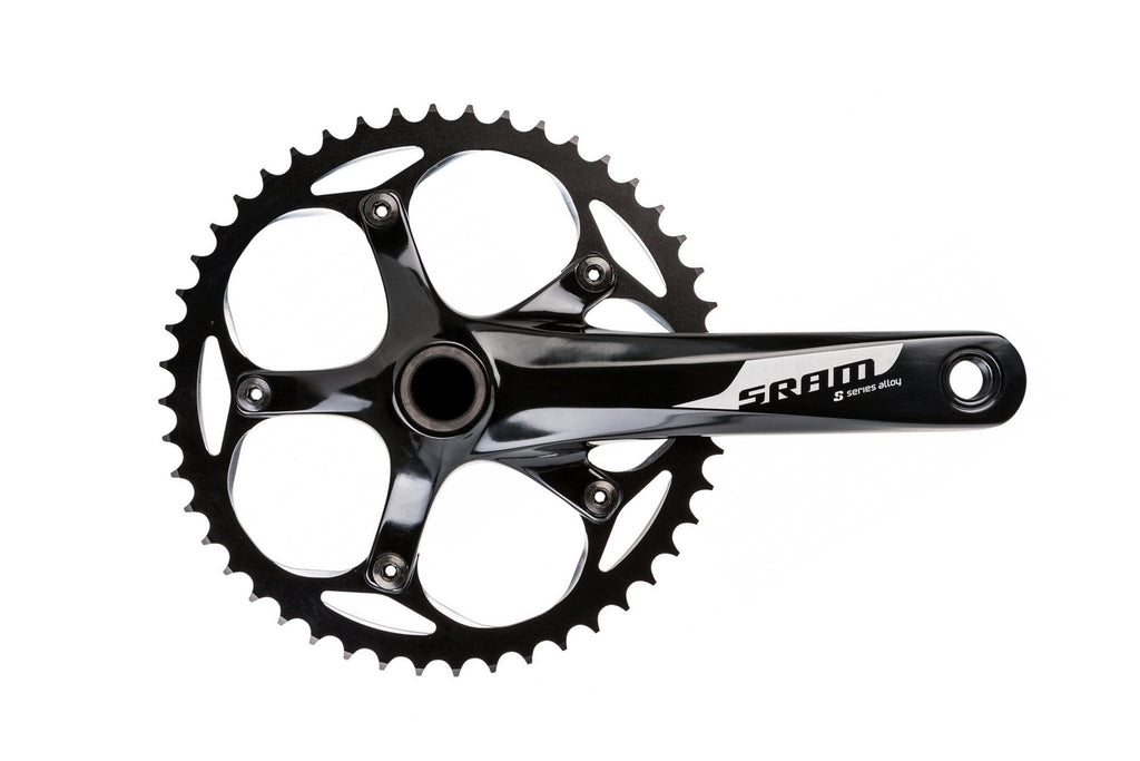 Angrenaj pedalier SRAM S300 165 mm 48T negru și monobloc